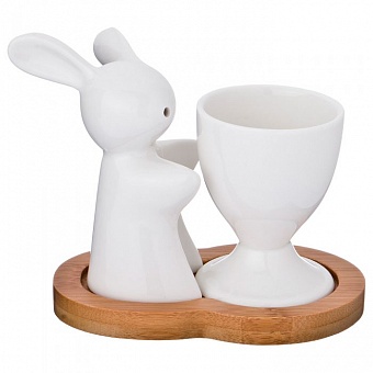 Набор LEFARD Кролик: подставка для яйца+солонка 
