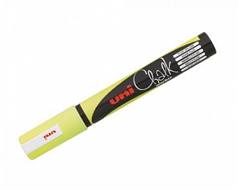 маркер unin chalk pwe-5м,1,8-2,5 мм. желтый