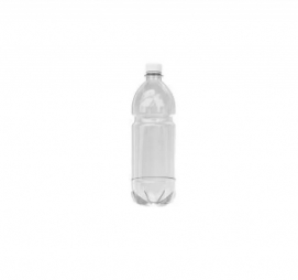 Бутылка ПЭТ 1 л D=38 BRC (Бесцветная) с колпачком (х60)