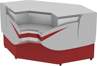 кассовый прилавок cryspi кнп (gamma-2 ic) угол вн