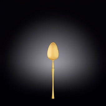 Diva Gold Ложка чайная 14см матовая на блистере WL-999564/1B 