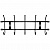 Вешалка настенная 5 крюч, 18х48.5х67 см, Nika, ВН5, в асс