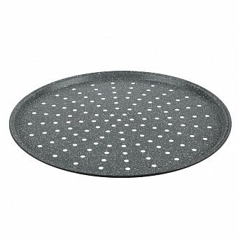 SATOSHI Буко Форма для пиццы перфорированная, 32,5х1см, угл.сталь, антипригарное покрытие "Мрамор"