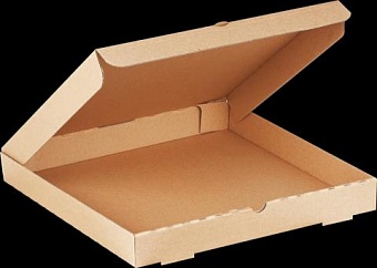 330х330х40 Коробка под пиццу бурая гофрокартон (х50)