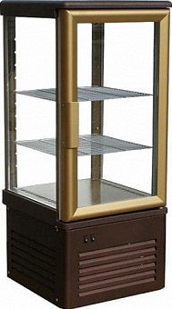 кондитерский шкаф полюс r120c сarboma (d4 vm 120-1 (бежево-коричневый, стандартные цвета))