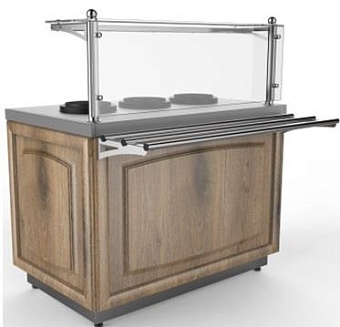 мармит для первых блюд refettorio rm12d classic (3 супницы), 0,9 квт