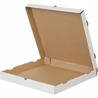360х360х40 мм Коробка для пиццы картонный  Т-22 белый 'Е' (50 шт/уп)