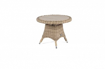 "равенна" кофейный стол из искусственного ротанга, цвет соломенный