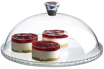 Блюдо PASABAHCE Patisserie 322мм с крышкой