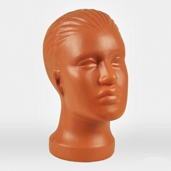 манекен голова женская пластиковая для магазина головных уборов