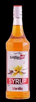 сироп "баринофф" ваниль 1,0 л
