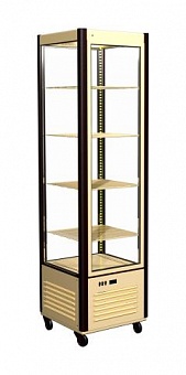 кондитерский шкаф полюс r400c сarboma (d4 vm 400-1 (бежево-коричневый, стандартные цвета))
