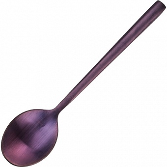 Ложка чайная  «Саппоро бэйсик»;сталь нерж.;фиолетовый,матовый