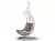 "виши" подвесное кресло из искусственного ротанга, цвет белый
