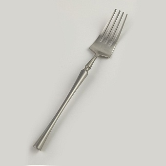 Вилка столовая ,серебряный матовый цвет,серия "1920-Silver" P.L.