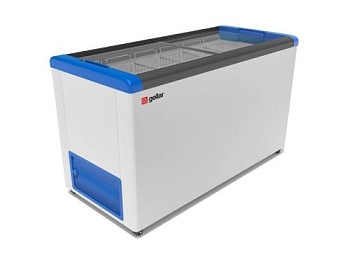 морозильный ларь gellar fg 500 c прямое стекло