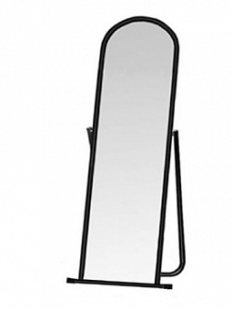 5ммо-01(black) зеркало примерочное напольное