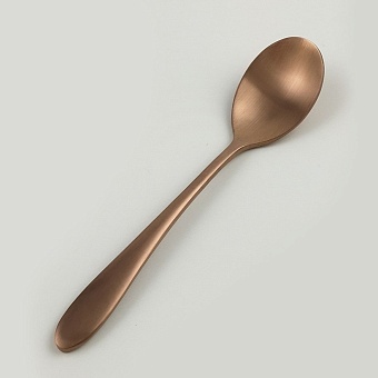 Ложка чайная ,покрытие PVD,цвет матовая медь,серия "Alessi-Copper" P.L.