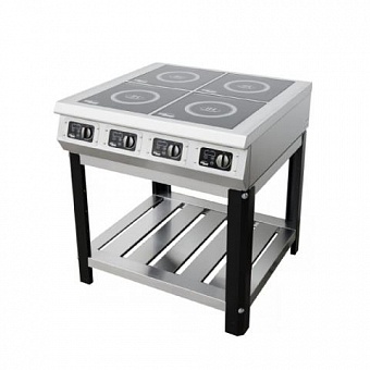плита индукционная 4-х конфор. grill master ф4ип/800 (на подставке)