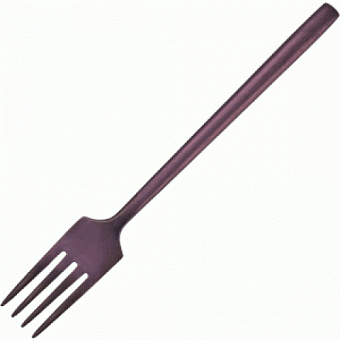 Вилка столовая «Саппоро бэйсик»;сталь нерж.;фиолетовый,матовый