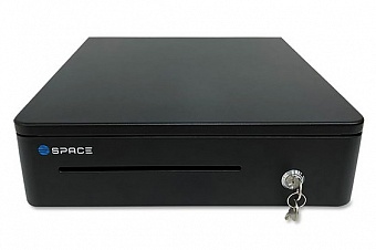 денежный ящик space box-330mr (черный механический ,push)