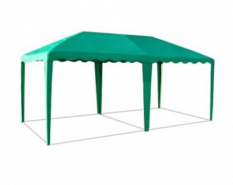 шатер-беседка, 3х6м, зеленый