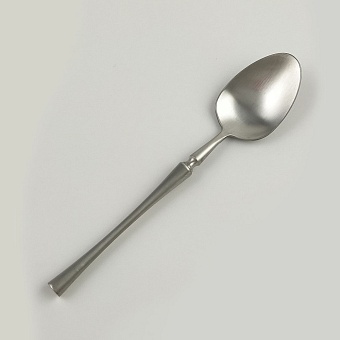 Ложка чайная,серебряный матовый цвет,серия "1920-Silver" P.L.