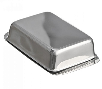 Масленка 16,2*10*4,9см нерж под/упак