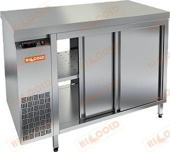 стол подогреваемый островной сквозной hicold ts t 10 sn o