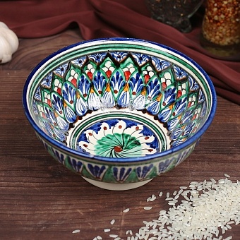 Пиала большая d=11 см, h=5,5 см. синяя