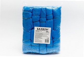 БАХИЛЫ суперпрочные п/эт,, шт. (упаковка 50пар)
