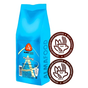 продукт растворимый на основе растительного сырья topping new line тм almafood