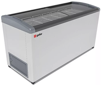 морозильный ларь gellar fg 400 e гнутое стекло