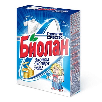 БИОЛАН порошок СМС РУЧНАЯ стирка 350 г (х24)