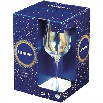 Бокал для вина LUMINARC Селест золот. хамелеон 350мл (НАБОР 4шт)     (2) (96)     P4376/1