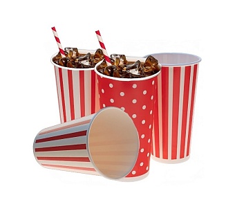 стакан бумажный 1сл 400 мл d=90мм pinup для холодного (45/*900)