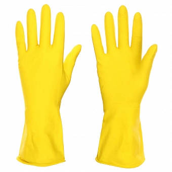 VETTA Перчатки резиновые желтые S