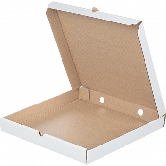 320х320х30см  Коробка под пиццу белая гофрокартон (х10шт в упаковке) 