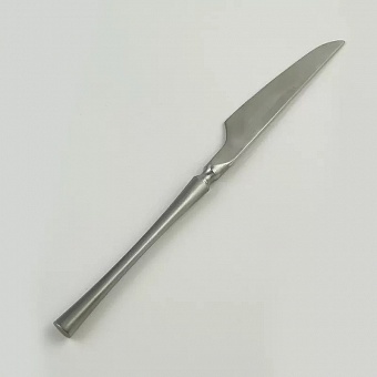 Нож столовый ,серебряный матовый цвет,серия "1920-Silver" P.L.