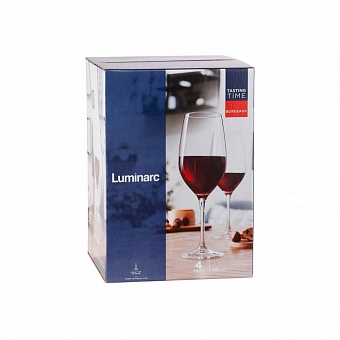 Бокал для вина LUMINARC Время дегустаций Бордо 580мл (НАБОР 4шт)     (2) (72)     P6815