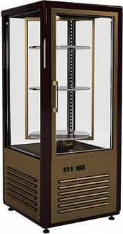 кондитерский шкаф полюс r120cвр сarboma (d4 vm 120-2 (бежево-коричневый, стандартные цвета))