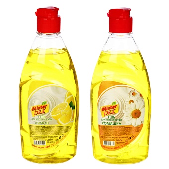 Гель для мытья посуды Mister Dez Eco-Cleaning Лимон / Ромашка 450 мл