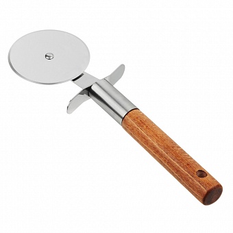 SATOSHI ЭКО Нож для пиццы, 21.5х6.5см, нерж. сталь, бук