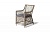 "латте" плетеное кресло из искусственного ротанга, цвет соломенный