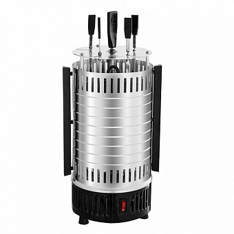 шашлычница электрическая delta, d-6700, 900 вт, 5, металлический нагревательный элемент