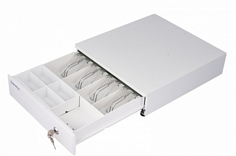 денежный ящик space box-335mr  (механический,push)(белый)