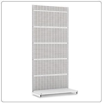стеллаж металлический пристенный перфорированный "eco line" l-1250 h-2250