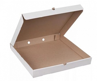 320х320см  Коробка под пиццу белая гофрокартон (х50)