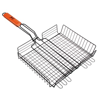 Решетка барбекю 24х30х6 см антипригар.покр.,  GRILLBOOM
