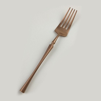 Вилка столовая ,PVD покрытие,медный матовый цвет,серия "1920-Copper" P.L.